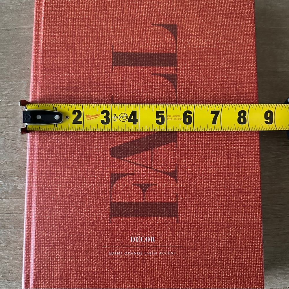 Orange Fall Decor Accent Stackable Book - Picture 7 of 10
